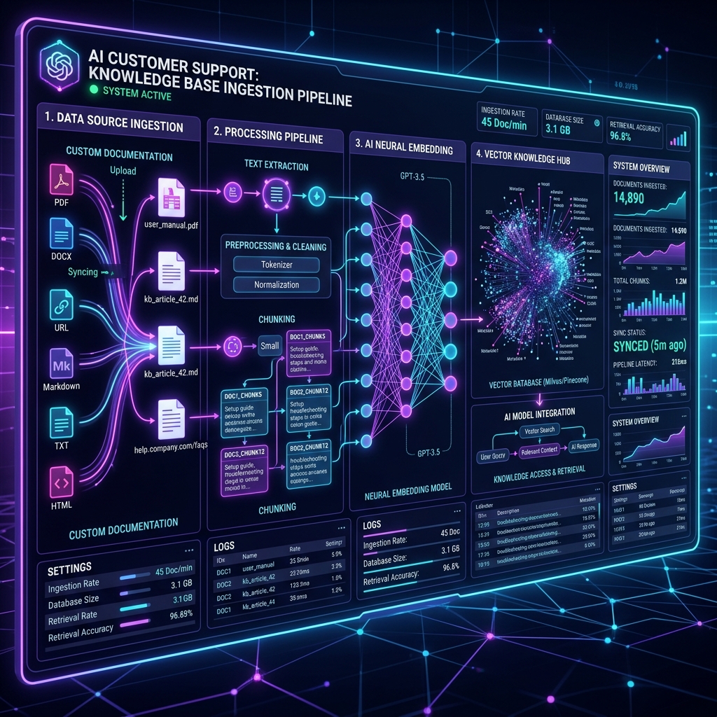Setting Up AI Customer Support on Custom Documentation — RAG Pipeline